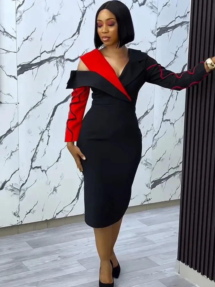 African Dresses For Women Dashiki Bodycon African Dress African Clothes Fashion Elegant Dresses Ladies Africa Clothing