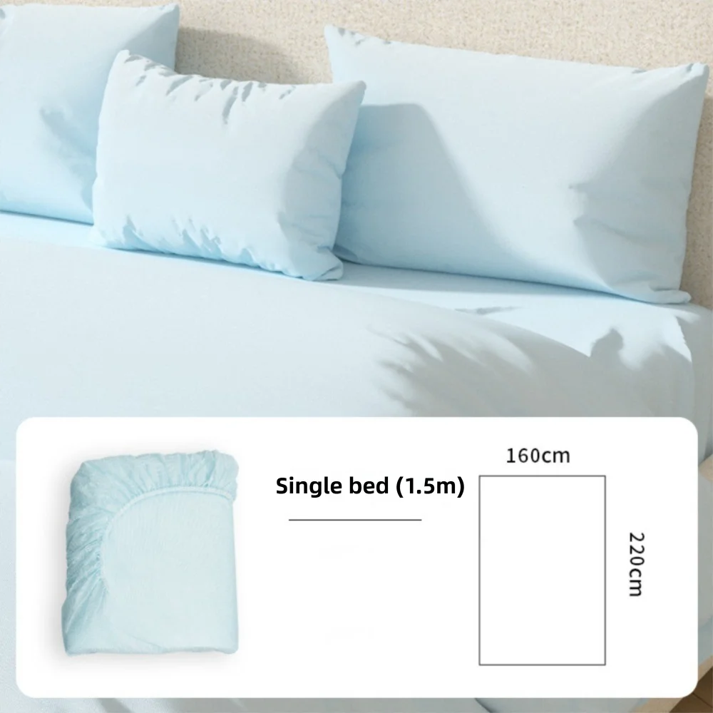 Sábana bajera desechable suave de tela no tejida con bandas elásticas, fundas de colchón individual antideslizantes, sábana desechable, funda de cama para hotel