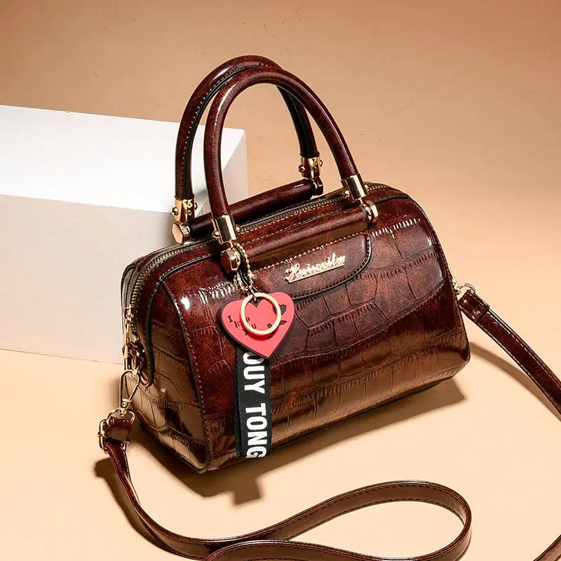 Bolso de hombro de lujo con diseño, bolso de mano de piel sintética de alta calidad para mujer, bolso tote de cocodrilo, bolsos cruzados de moda para mujer, monedero