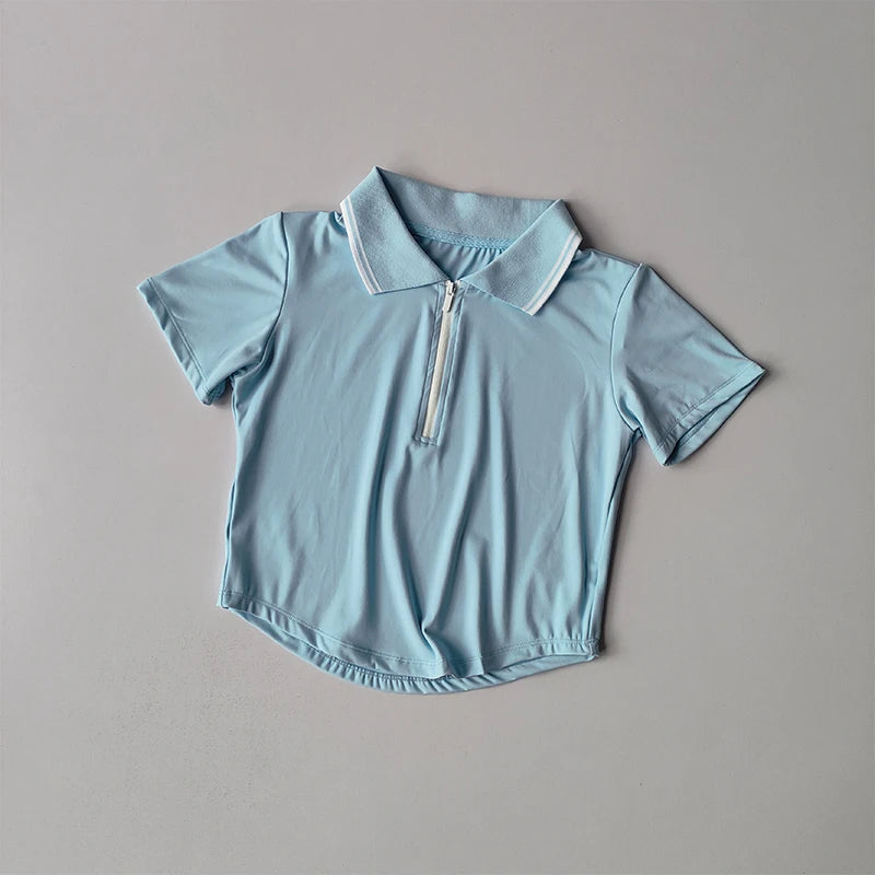 Tennis Skirt for Women in Summer Yoga Suit Short-sleeved T-shirts Marathon Badminton Golf Suit Sports Skirt Top Fitness Set