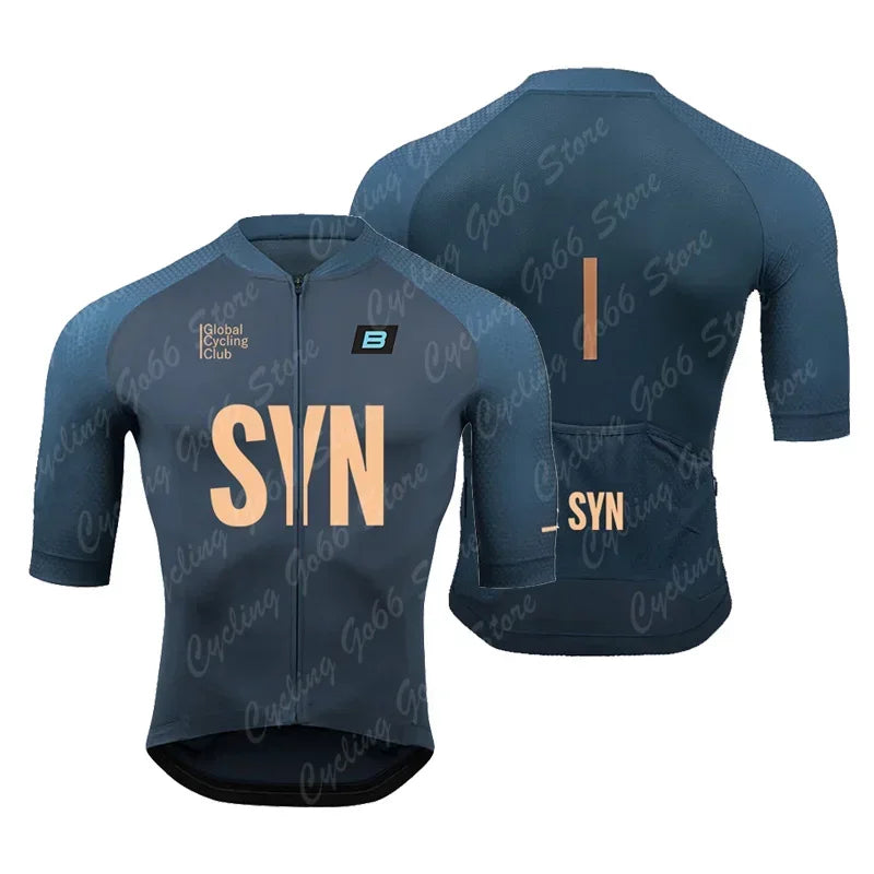 Men Summer SYN BIEHLER Cycling Jersey Set Breathable Racing Cycling Jersey Sport Mtb Bicycle Jersey Bike Cycling Clothing Suit