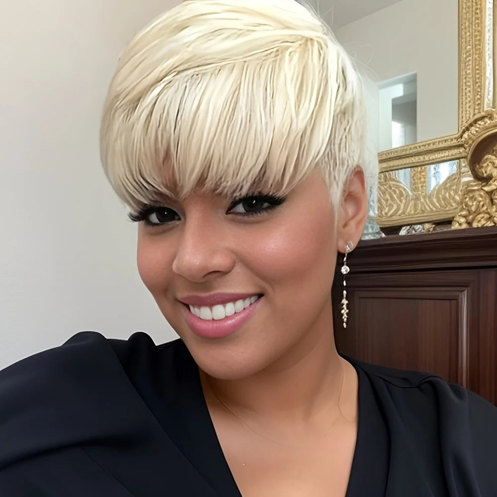 613 Blonde Pixie Wig