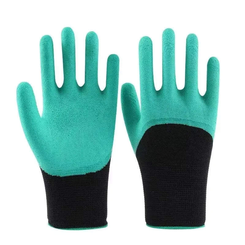 Clawed gardening gloves, used for digging, planting flowers and vegetables, hand washed outdoor gardening tools