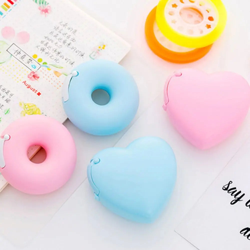 Girls Easy Tear Cosmetic Tools Candy Color Eyelash Extension Tape Cutter Tape Cutter Grafting Eyelash Adhesive Tape Holder
