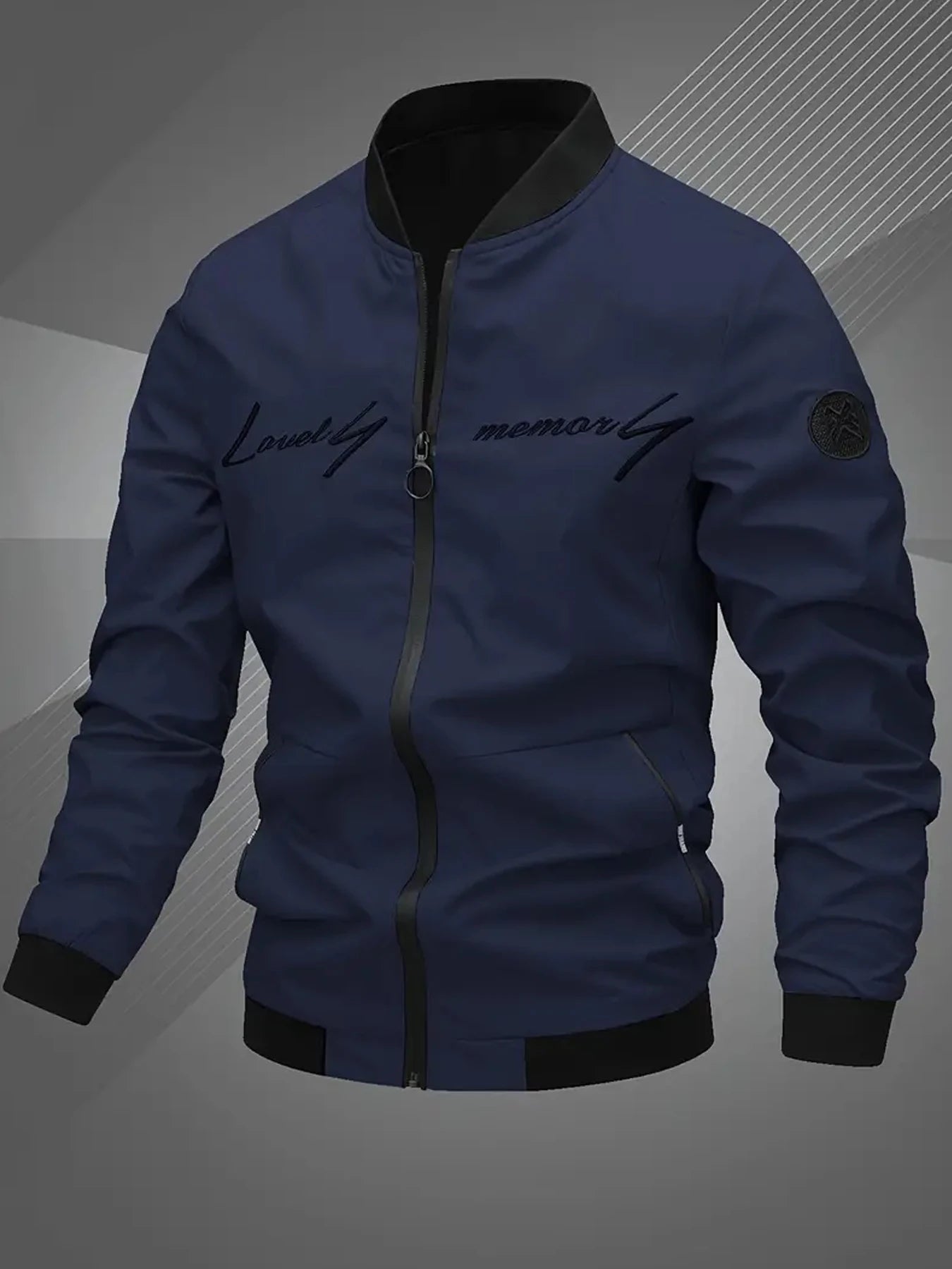 Trendy Men's Preppy Jackets Suitable for Seasonal Wear, Spring and Autumn Fashionable Men's Casual Jackets