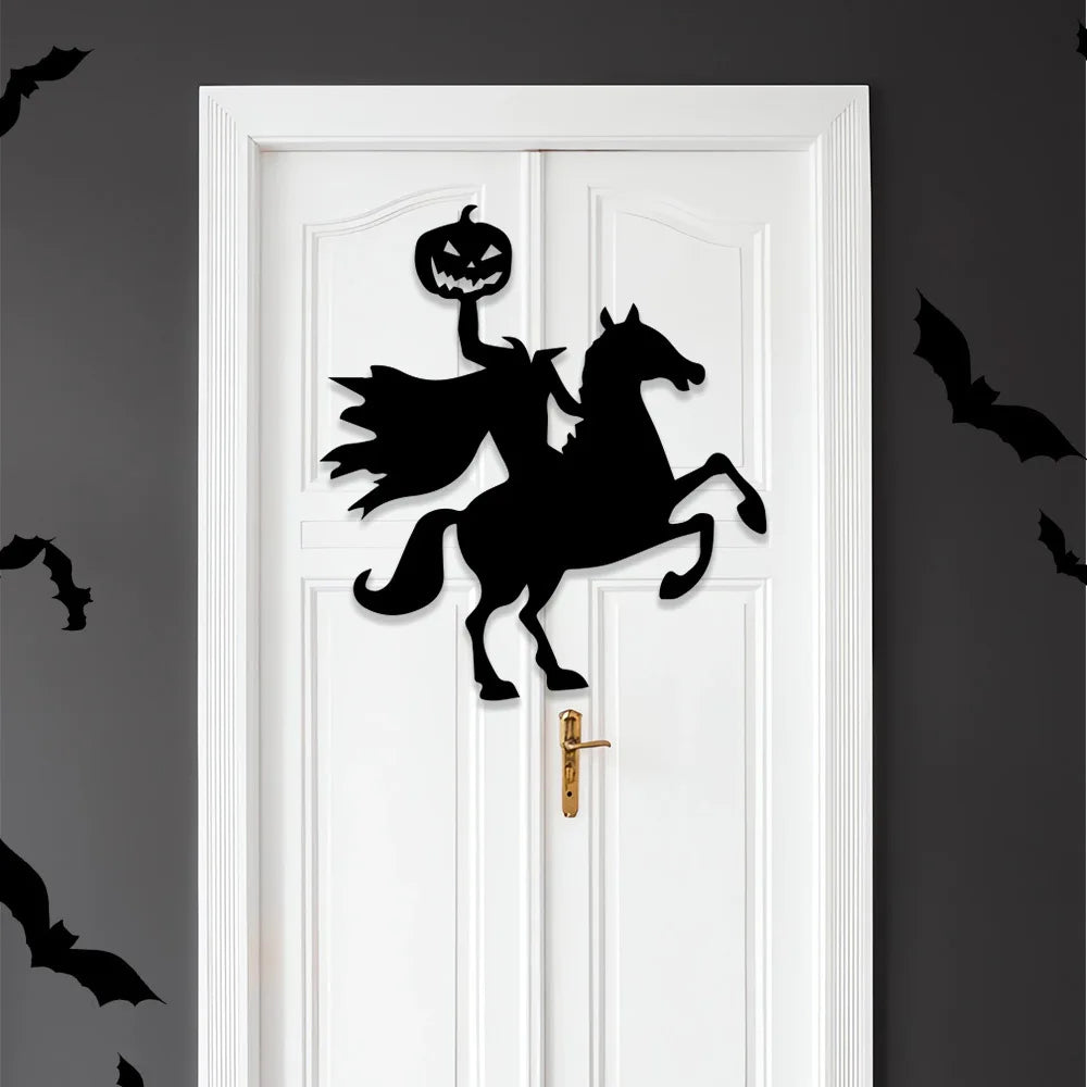 Halloween Decorations,Skeleton,Pumpkins,Halloween Horror Door Stickers,Ghost Festival,party Decor,felt Wall Stickers,Room Decor