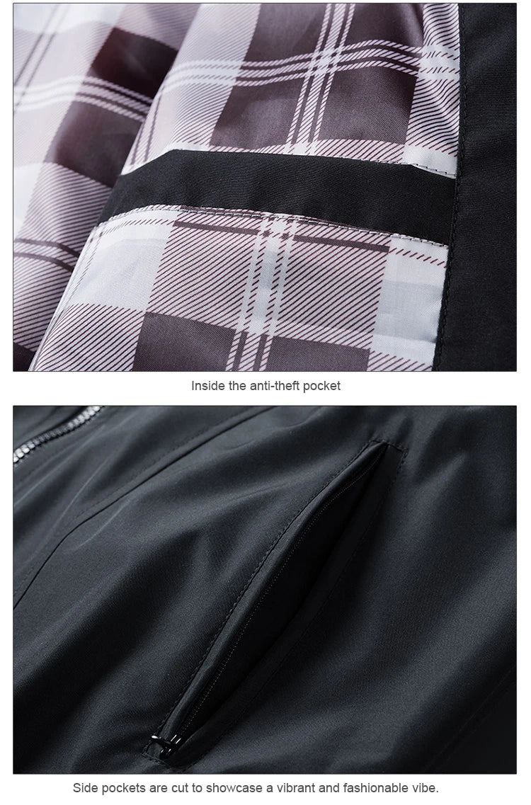 Men's Casual Jacket Spring Autumn New Comfortable Breathable Solid Color Stand Collar Outerwear Fashion Male Clothing