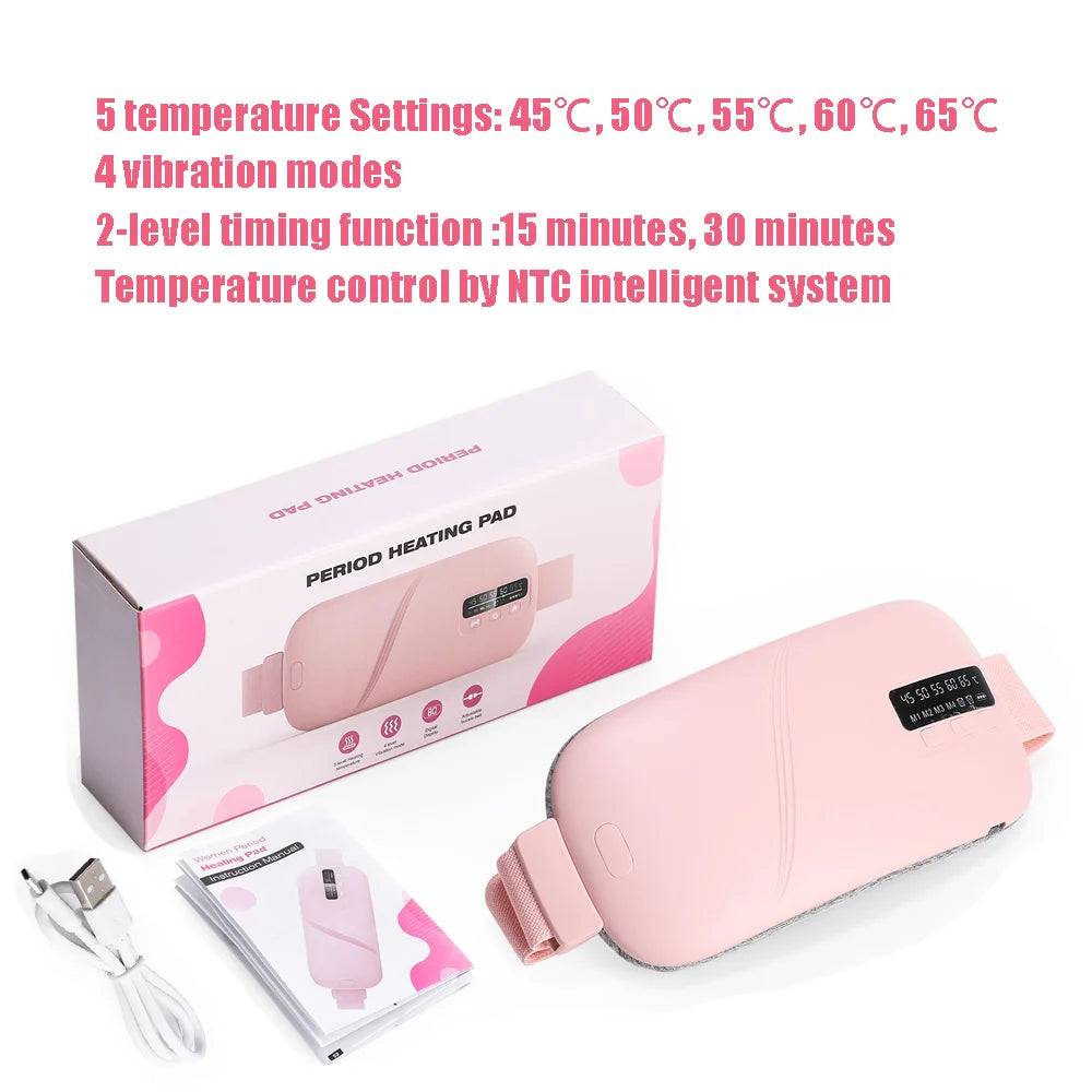 Almohadilla térmica menstrual inteligente