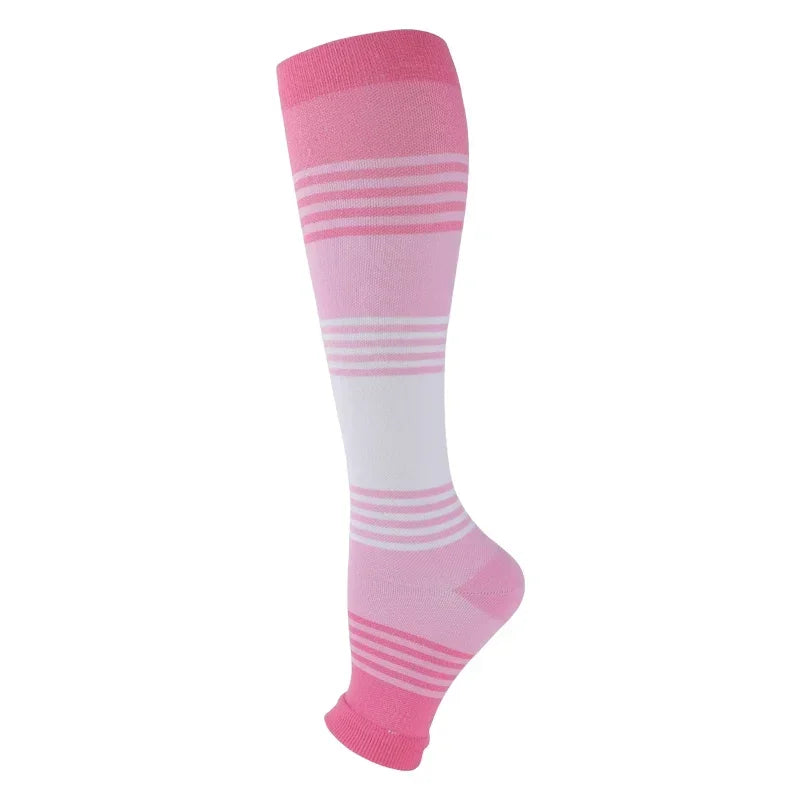 Men Women Compression Socks Prevent Calf Varicose Veins Soreness Pressure Cycling Professional Leg Support Nurse Socks