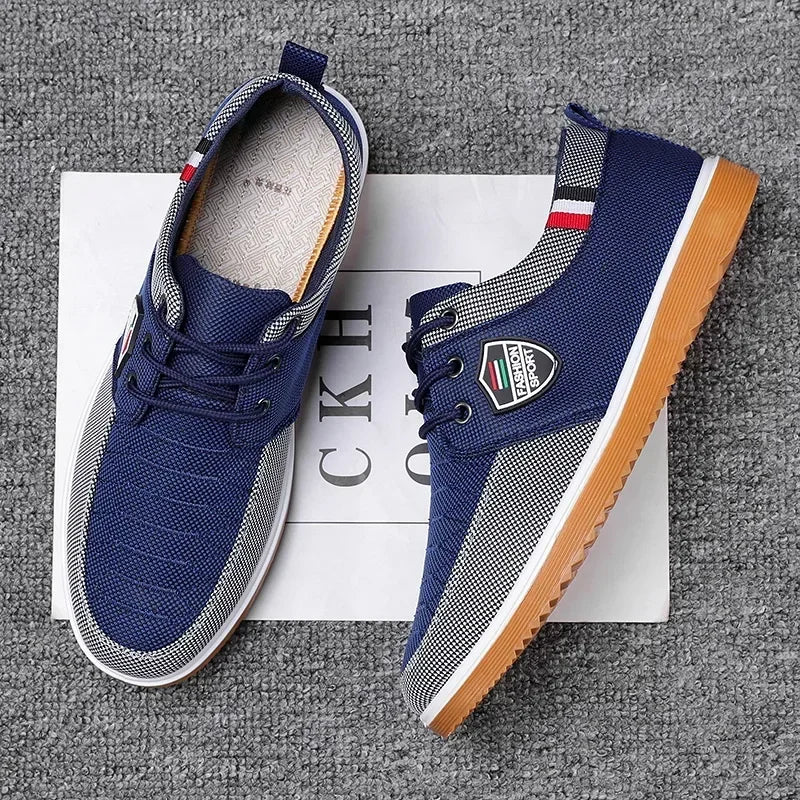 Zapatillas de lona informales para hombre