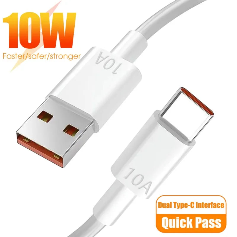 Cargador USB tipo C de 4 puertos de 120 W, cable de datos de carga rápida, adaptador de cargador de teléfono USB para Samsung, iPhone, Xiaomi, Huawei, cargador de pared