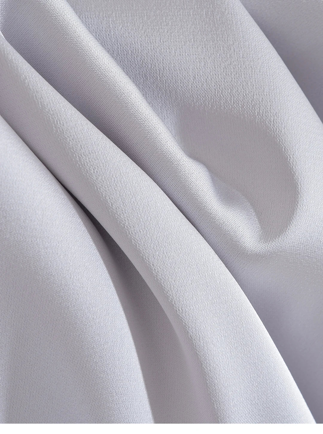 Elegant Satin Midi Slip Skirt with Side Zipper – Smooth & Flowing Fit for Versatile Styling