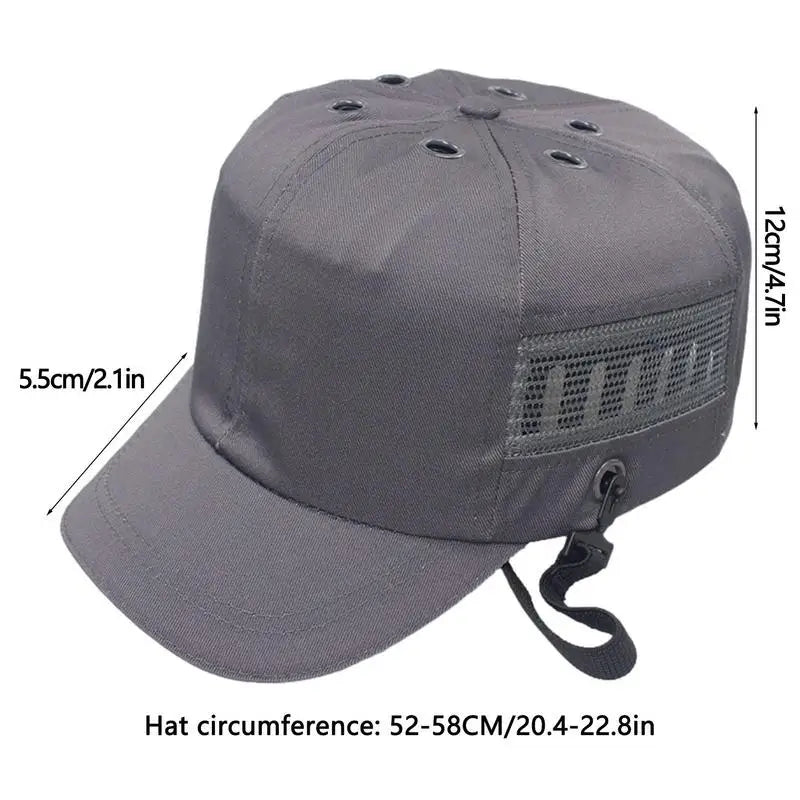 Bicycle Helmets Baseball Hats Anti-Collision Safety Caps Helmets For Men Women Adjustable Head Circumference Bike Helmet 52-58CM