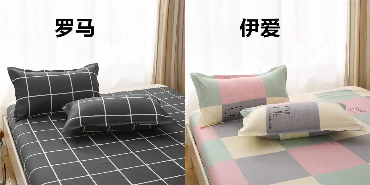 Pillowcases Single Person Pillowcases Student Dormitories Simple Couple Pillowcase Covers 48X74CM Family Dormitory Pillow Cover
