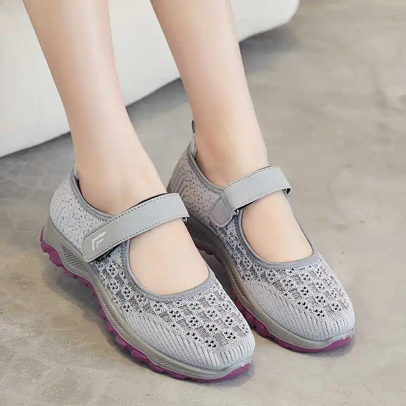 Anti Slip Moccasin Summer Shoes Women Comfortable Chunky Sneakers Retro White Boots Woman Sport Tenks Character Different