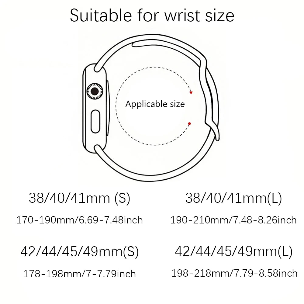 Compatible for Apple Watch Band 38mm 40mm 41mm 42mm 44mm 45mm Women,Fashion Handmade Elastic Stretch Strap for IWatch Bands