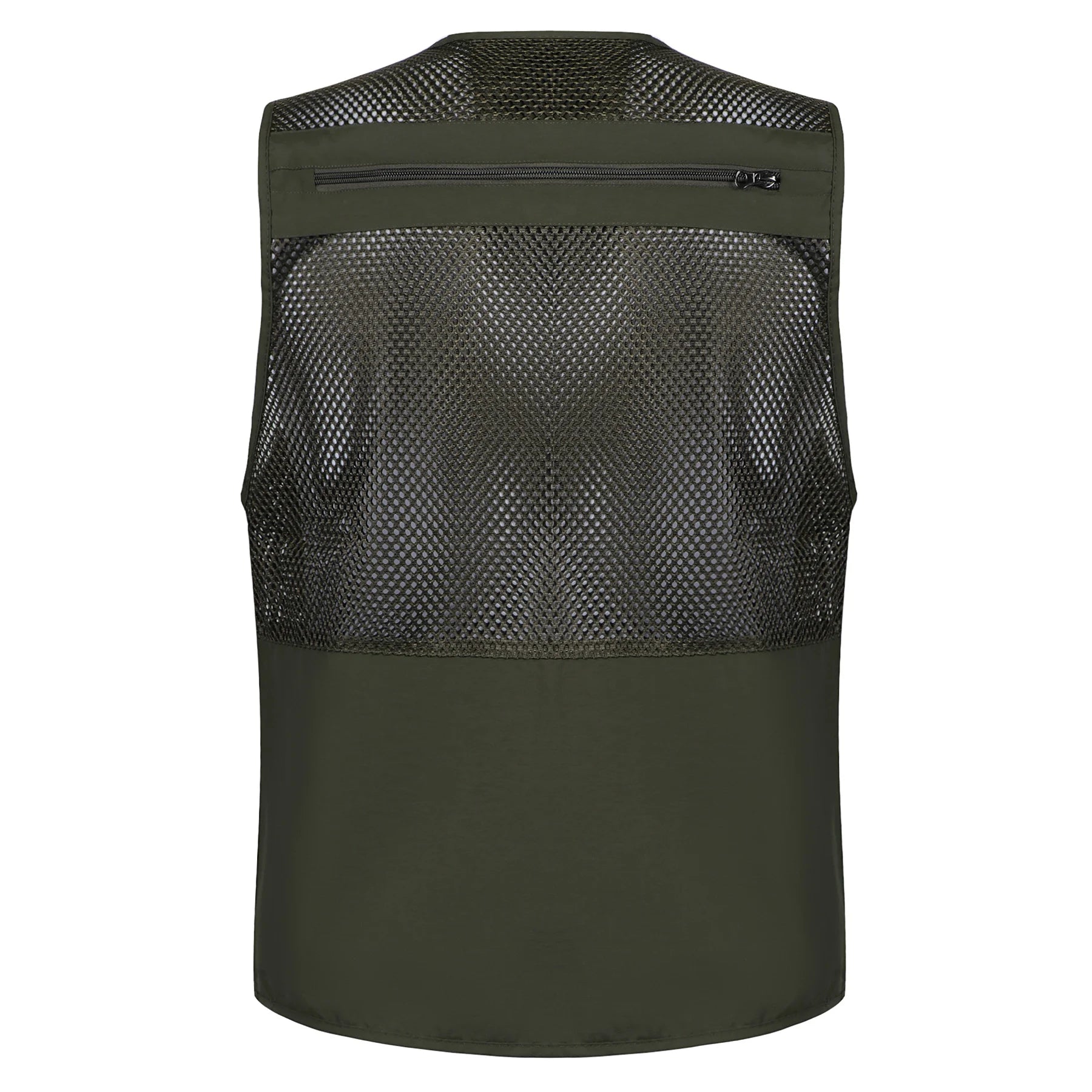 Men's Vest Tactical Webbed Gear Coat Summer Photographer Waistcoat Tool Many Pocket Mesh Work Sleeveless Jacket Male