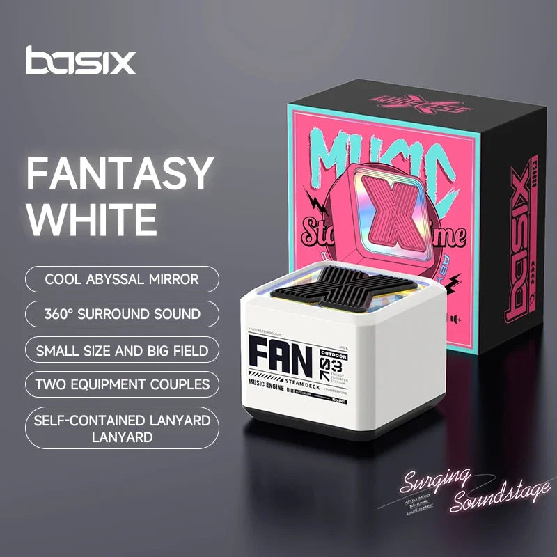 Mini Bluetooth Speaker Mini Portable Stereo Surround Wireless Speaker with Loud Stereo Sound Outdoor Sound for Child Gift