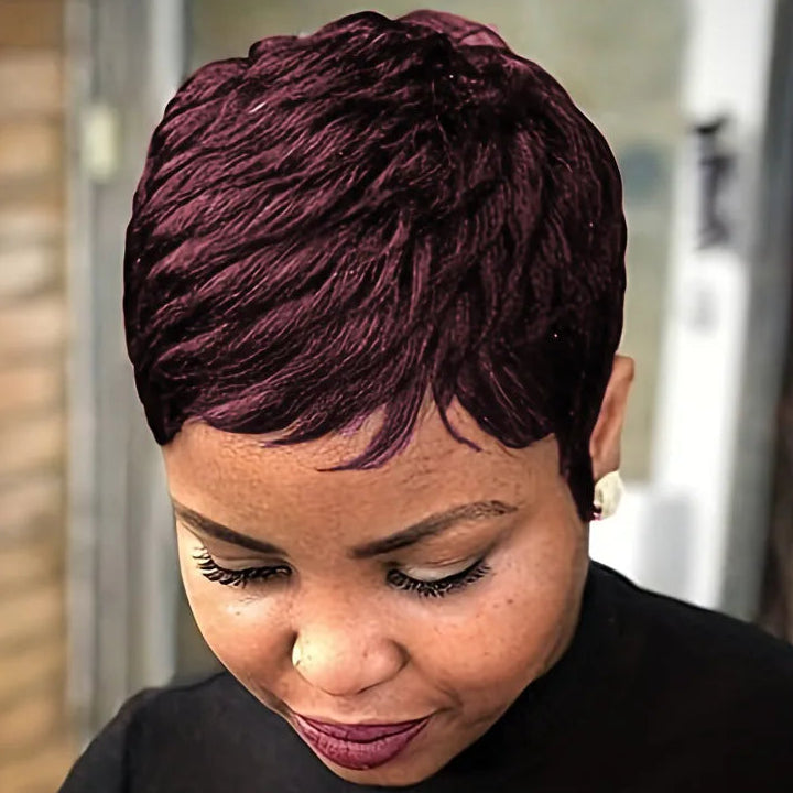 4" Curly Pixie Wig