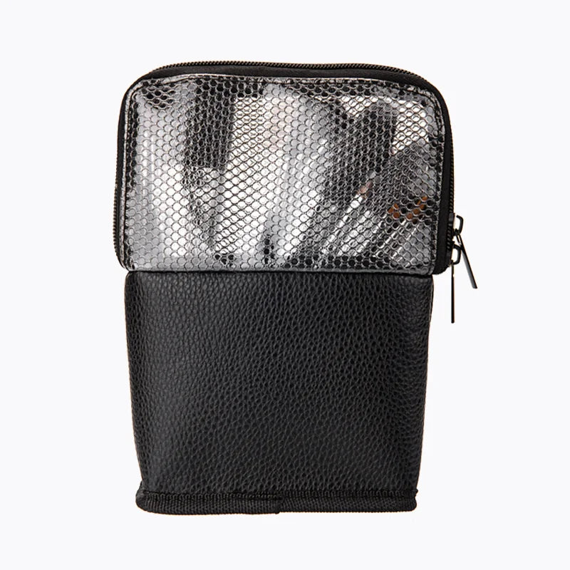 Makeup Brushes Storage Bag Stand Cosmetic Bag Net Zipper MakeupTools Storage Pouch Eyebrow Pencil Organizer Women Toiletry Bag