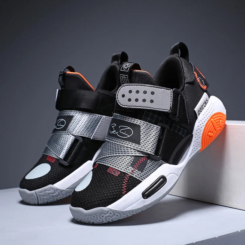 New Children's Basketball Shoes For Boys Girls Non-slip Kids Sport Shoes Lightweight Outdoor Sneakers Trainers Footwear