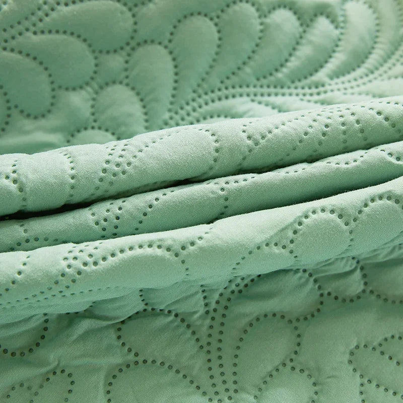 Quilted Waterproof Mattress Protector Cover Elastic Fitted Sheet Style Double Bed Protection Pad Twin Queen King 140 160x200cm