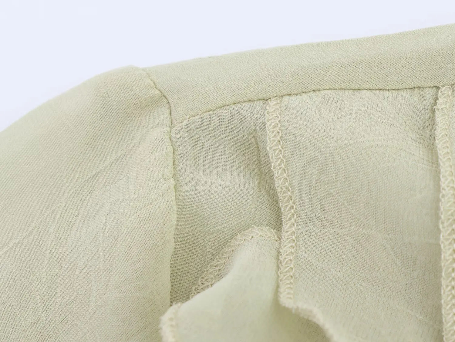 New Women's Clothing European and American Style Fashion Design Layered Decoration Translucent Shirt