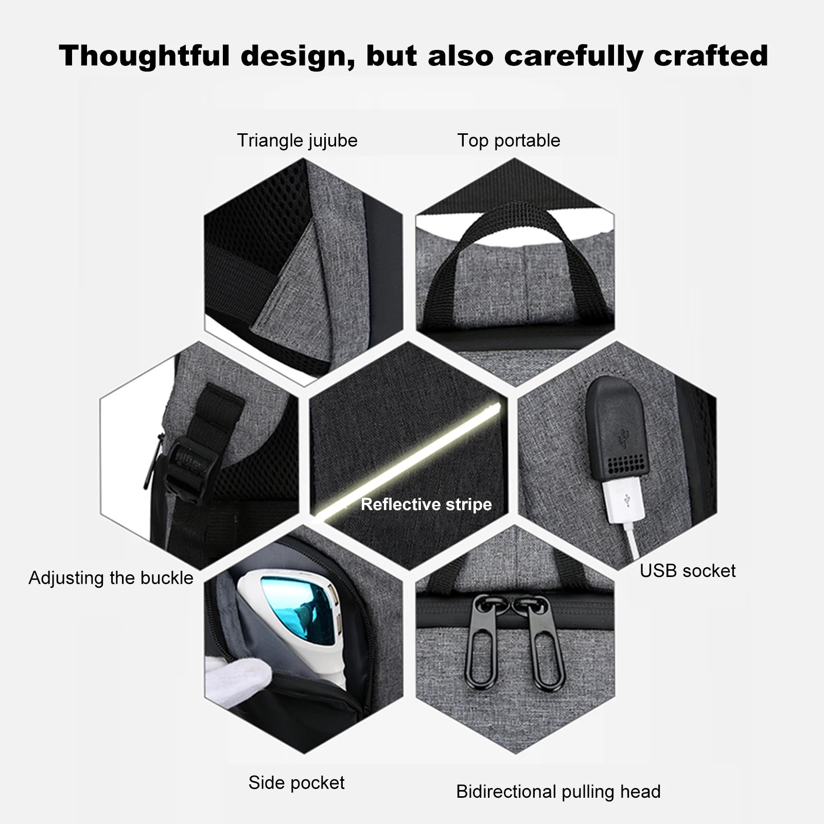 Laptop Backpack For 17 Inch Laptop Bag With USB Port Fashion Waterproof Backpacks One Bag for All Outings, for Men & Women