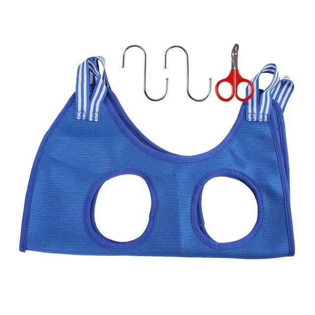 Dog Cat Grooming Hammock Fixed Bath Bag  Nail Cutting Anti Scratch Cat Trimming Restraint Bag Cat Beauty Hanging Pet Supplies