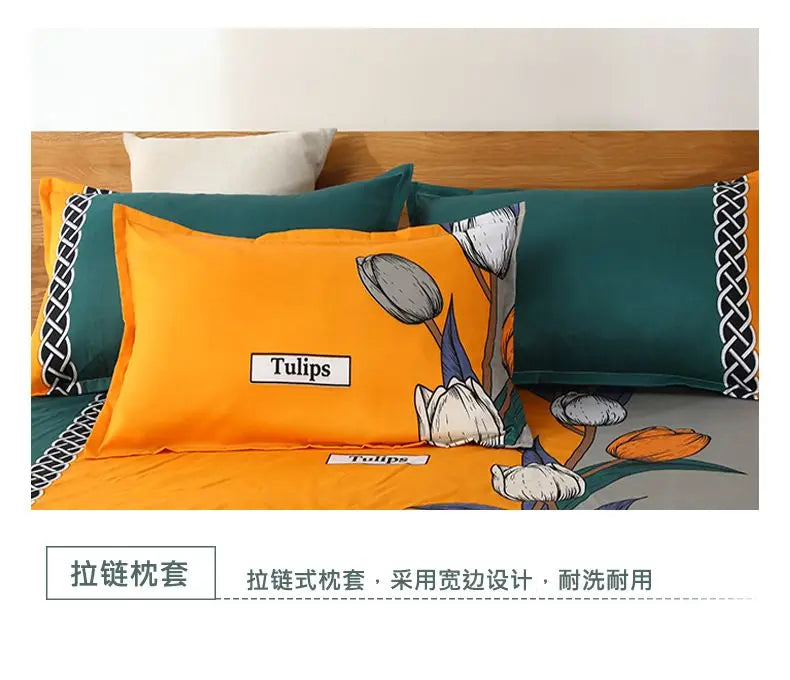 1Pcs Bed Sheet Home Textile Modern Polyester Cotton Flat Sheets Bed Linens Single Queen King Size Bedspread(No Pillow Covers)