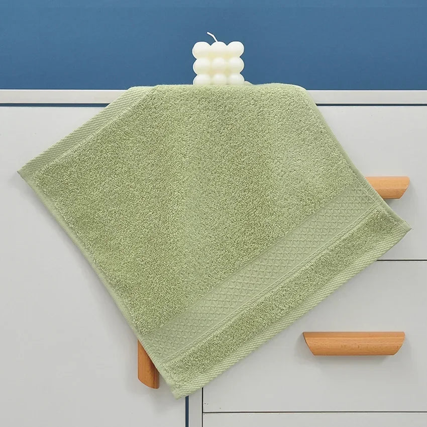 20 Colors Handkerchief Towels High Quality Cotton Small Towel Solid Color Soft Thick 34*34cm for Adults Kids Hand Towels toalhas