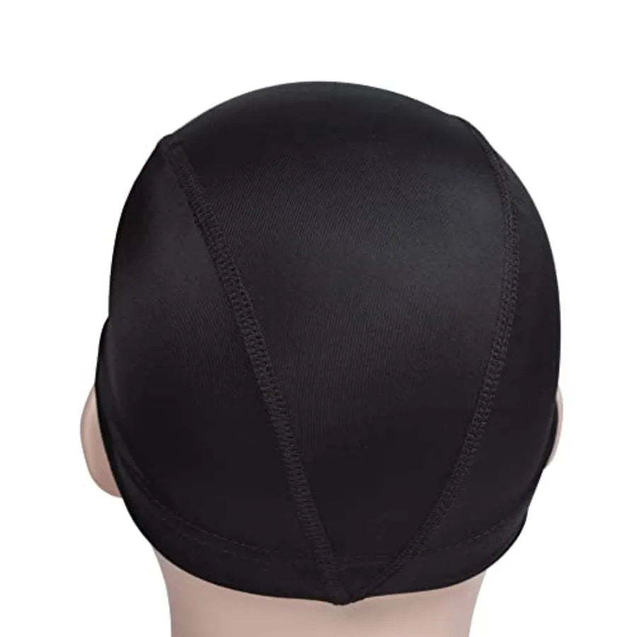 Bonnets de perruque en dôme pour la fabrication de perruques Bonnets de perruque extensibles avec large bande élastique Bonnet en dôme M