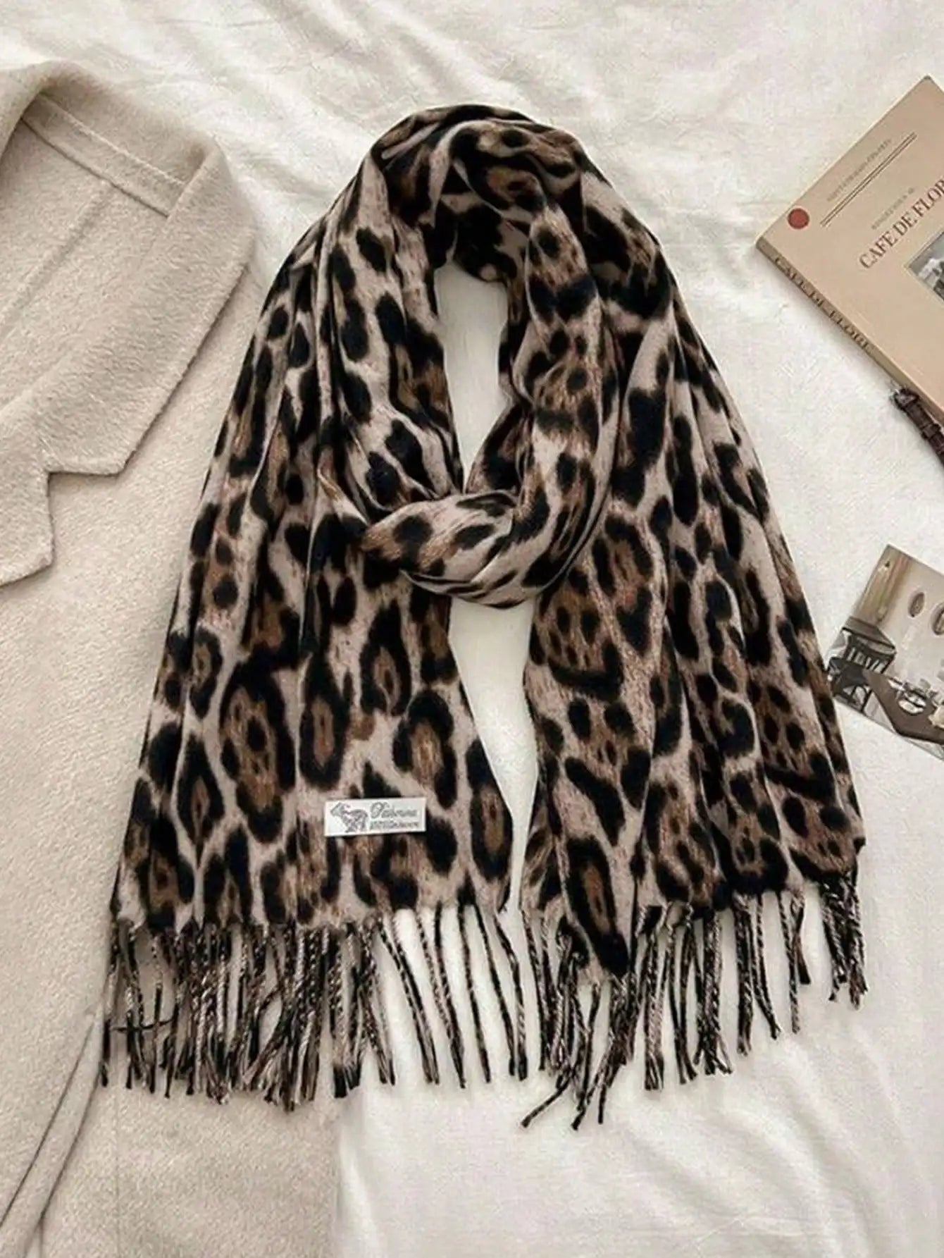 Leopard Print Scarf