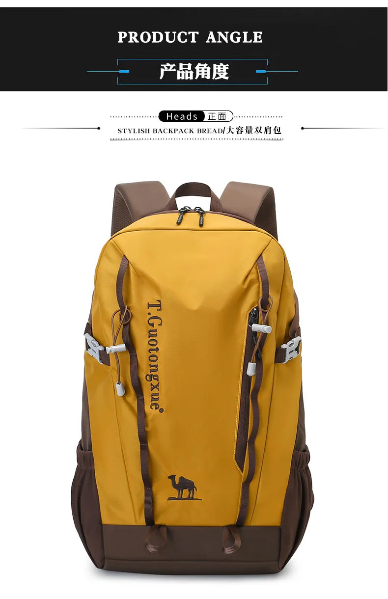 Ergonomic Hiking Backpack 40L Waterproof Lightweight, Anti-Theft Adjustable Straps for Men Women Travel Essentials Compartment