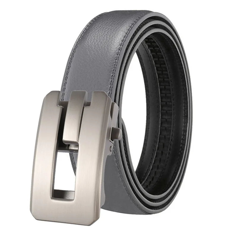 Men’s Automatic Buckle Leather Belt