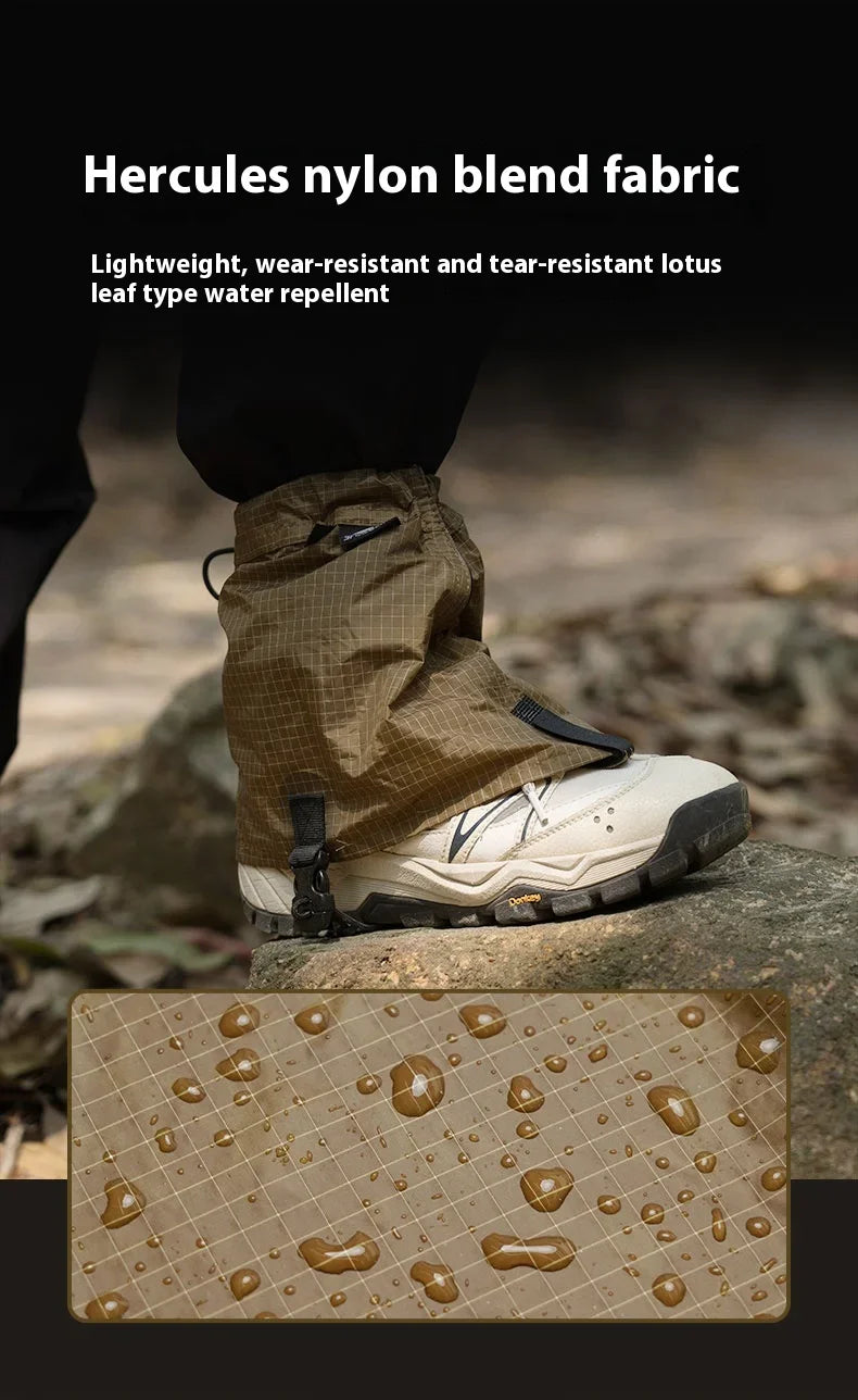 Polainas de senderismo y trekking 3F UL GEAR, polainas de montaña impermeables UHMWPE para camping, protección contra nieve y arena, fundas para zapatos, equipo