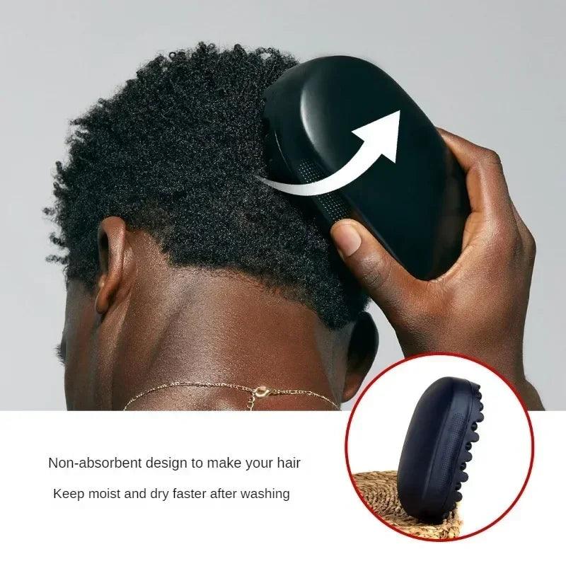 Hot Sale Portable Silicone Hair Brush Washable Durable Rubber Curly Brush Hair Beauty Dirty Braided Curly Hair Men Cleaning Tool
