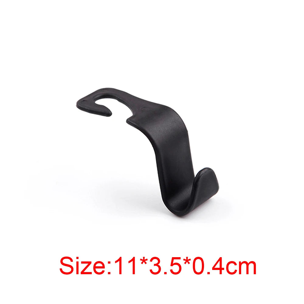 Gancho para reposacabezas de asiento de coche 4/2/1 piezas para organizador de asiento trasero de coche, colgador de almacenamiento para bolsos, carteras, ropa, abrigos