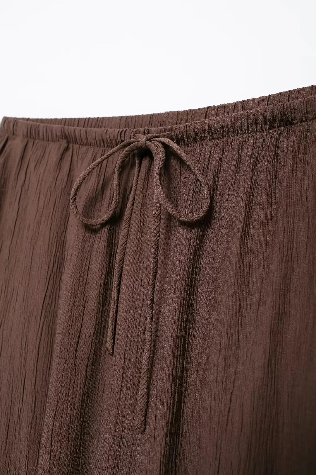 TRAF Skirt Two Piece Set Tied Sleeveless Vest Top High Waist Women's Midi Skirt Summer Waistcoat Long Skirt And Top Set Women