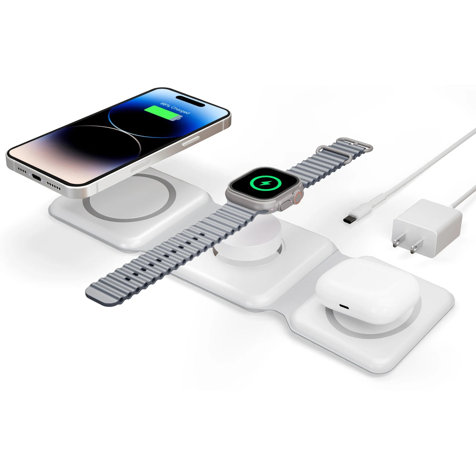 3-in-1 Magnetic Travel Charger