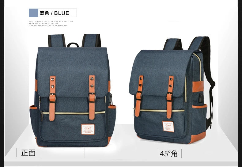 Backpack, Casual Large-Capacity Laptop Bag, Student School Bag, Multi-Functional Bag, Outdoor Travel Backpack, Unisex Bag