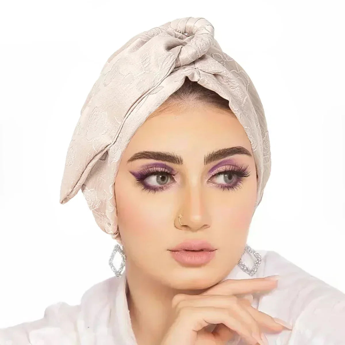 Women’s Sequin Knotted Turban – Elegant, Comfortable & Perfect for Any Occasion