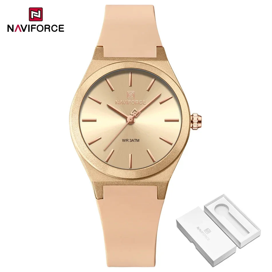 NAVIFORCE Women Watches Luxury High Quality Quartz Watch Ladies Creative Clocks Waterproof Female Wristwatches Relogio Feminino