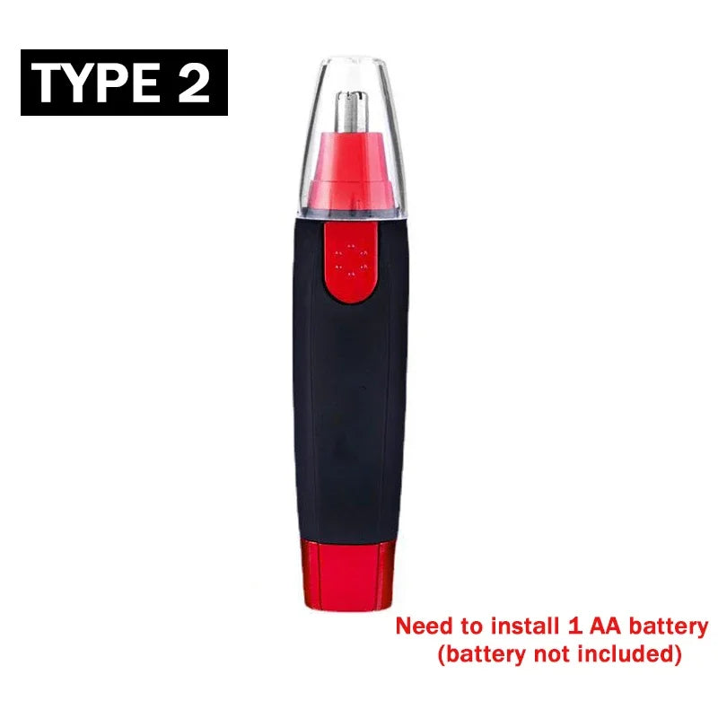 Electric Nose Hair Trimmer Ear Face Eyebrow Hair Clean Trimmer House Home Men Women Nose Hair Nose Remover Face Care Kit Tools T
