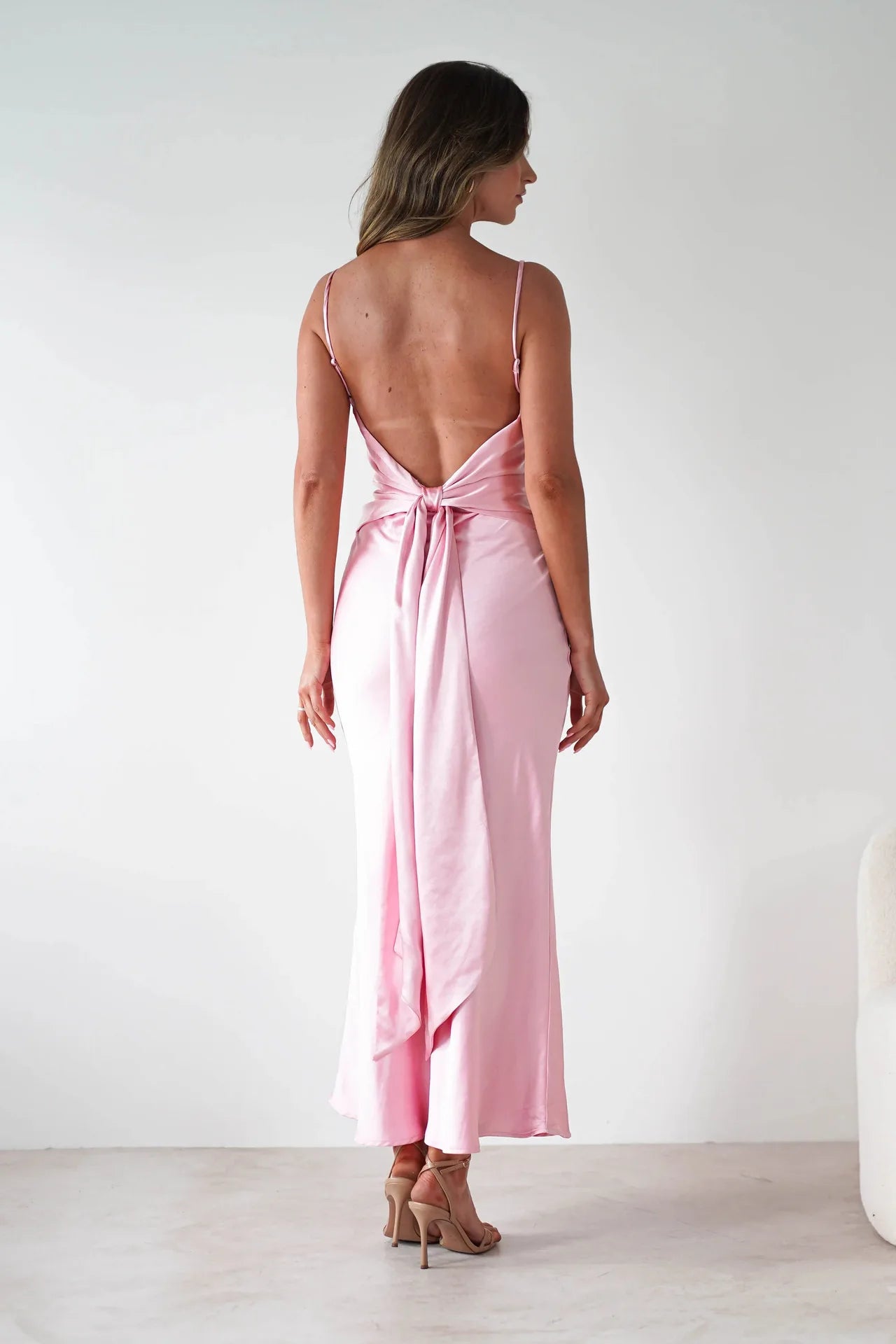 New Dresses  Woman Fashion Summer Women's Clothing Sexy Halter Satin Fashion Strappy Skirts