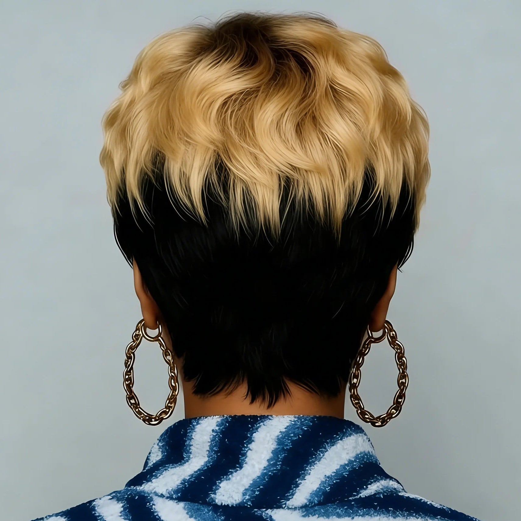 Curly Wave Pixie Wig
