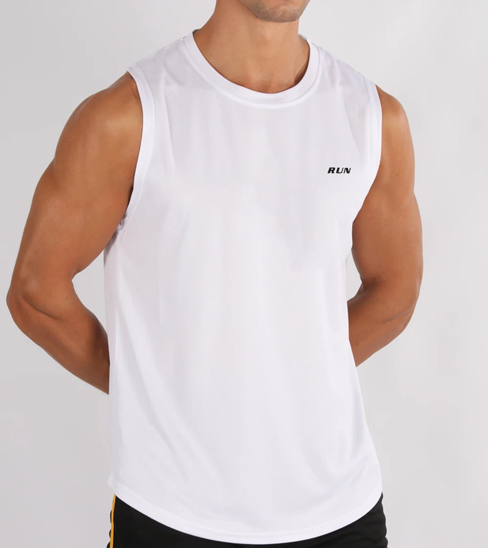 Chalecos de verano para hombre, ropa de entrenamiento físico, ropa deportiva, camisetas sin mangas sueltas, chalecos de baloncesto de moda para hombre