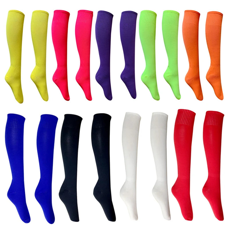 Outdoor Sports Soccer Socks Rugby Breathable Socks Knee Volleyball Baseball Hockey Adult Long Socks