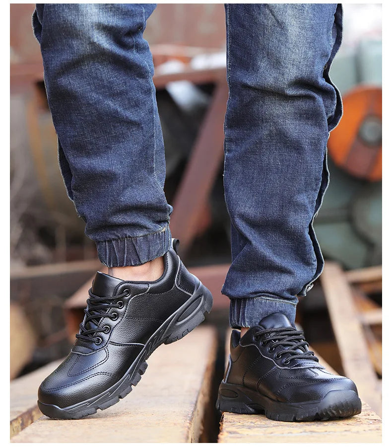 Safety Shoes Men Work Shoes Lightweight Steel Toe Sneakers Free Shipping Industrial Protection for the Feet Waterproof Boots