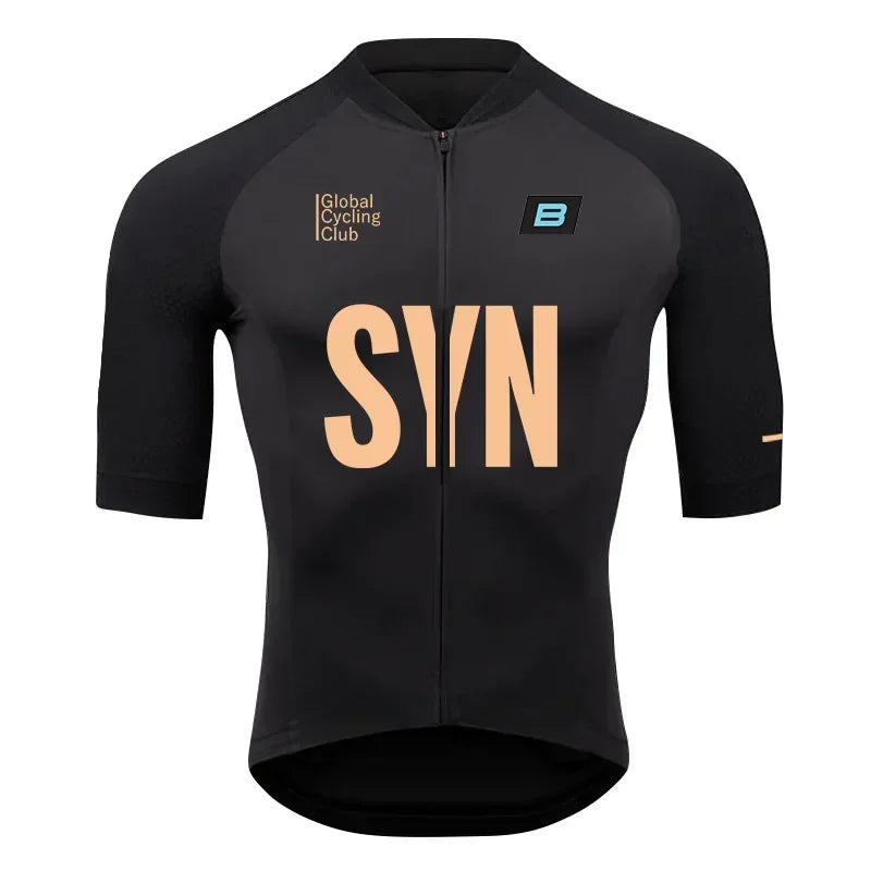 Men Summer SYN BIEHLER Cycling Jersey Set Breathable Racing Cycling Jersey Sport Mtb Bicycle Jersey Bike Cycling Clothing Suit